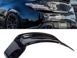 Rear Spoiler Compatible with 2010-2016 Genesis 2.0T 3.8 Coupe, R Style Duckbill Trunk Exterior High Kick Tail Deck Lid Splitter Wing Lip