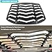 Alternative view of Rear+Side Window Louver Fits for Hyundai Genesis Coupe 2010 2011 2012 2013 2014 2015 2016 Custom Fit Windshield Sun Shade Cover ABS