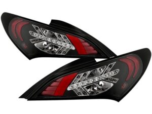 Spyder Auto Genesis Coupe Black Housing LED Tail Lights 2010 - 2016