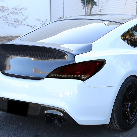 Spec-D Genesis Coupe Chrome Housing Red Smoke Lens Sequential LED Tail Lights 2010 – 2016 - Image 5