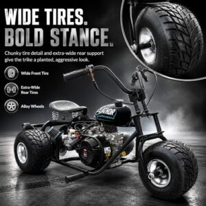 Alternative view of 208cc Gas Off-Road Drift Trike for Adults & Teens